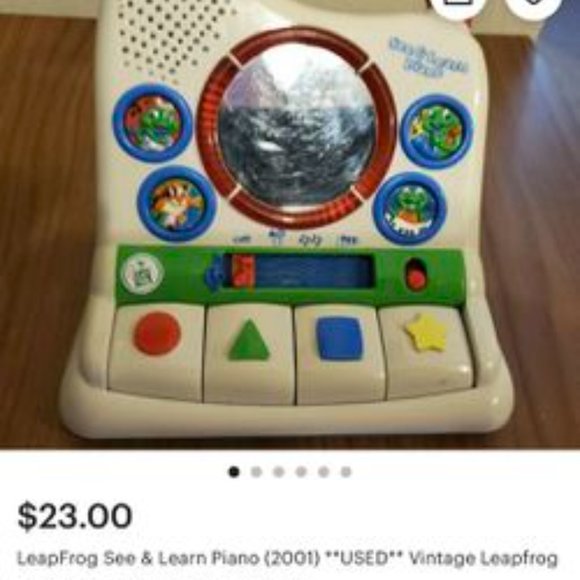 Vintage Leap Frog See And Learn Piano - Picture 4 of 4